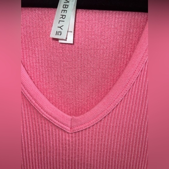 New Pink Ribbed Dress - Picture 6 of 10